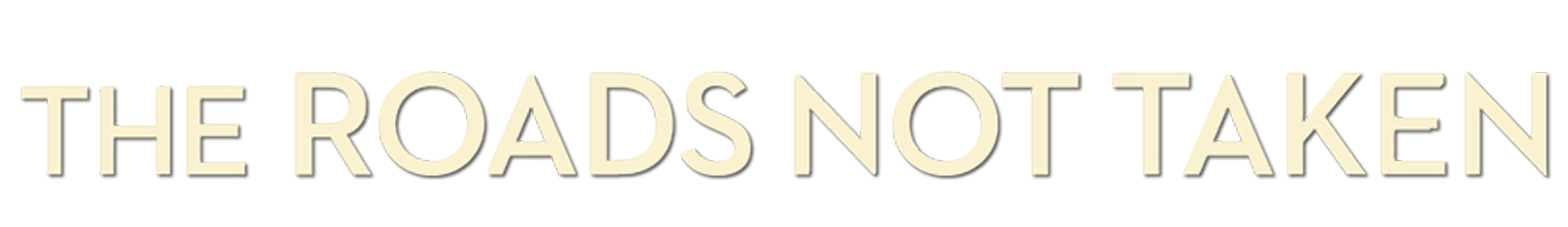 ذا رودس نوت تيكن ذا رودس نوت تيكن