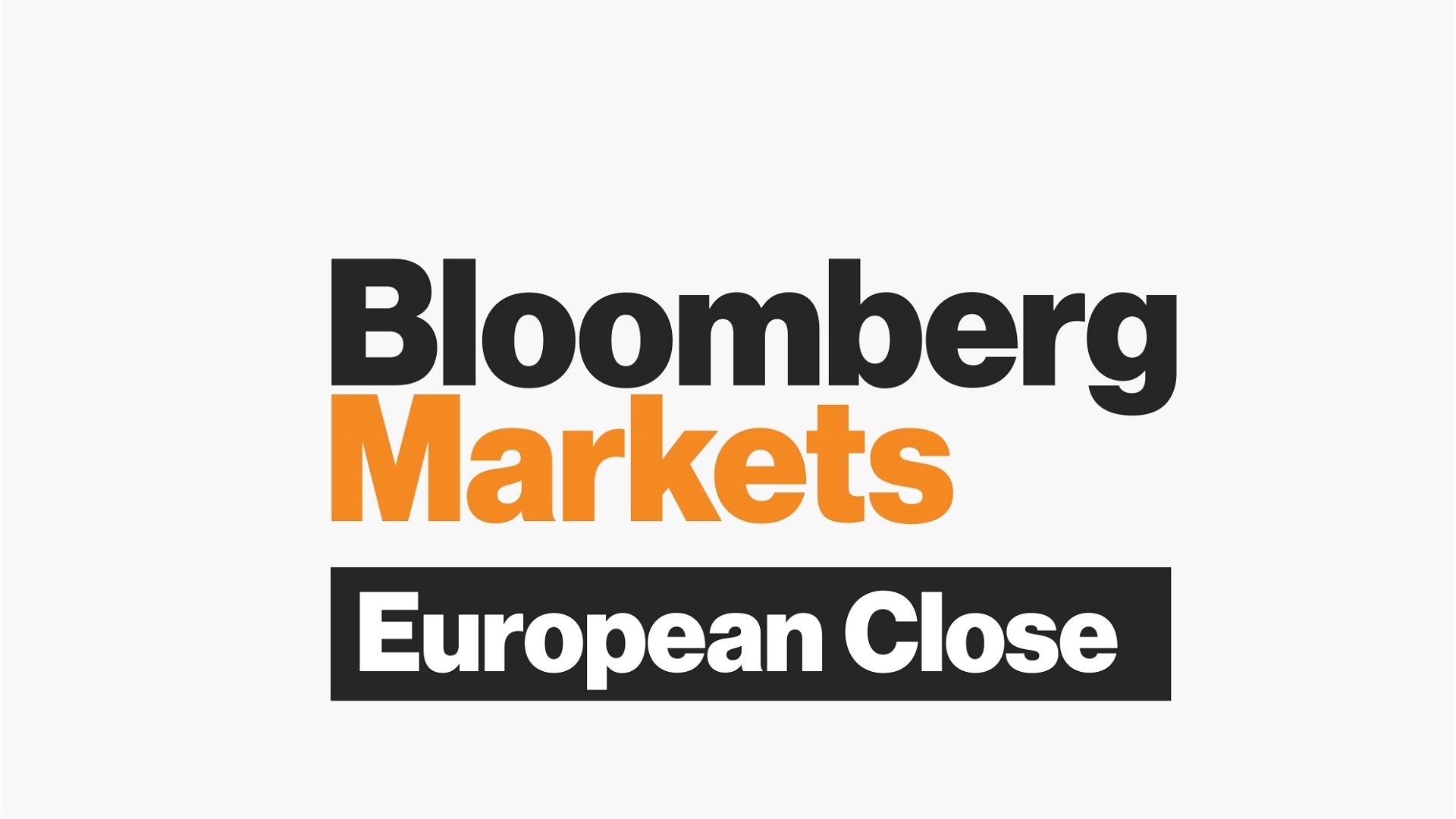 Bloomberg Markets: European Close