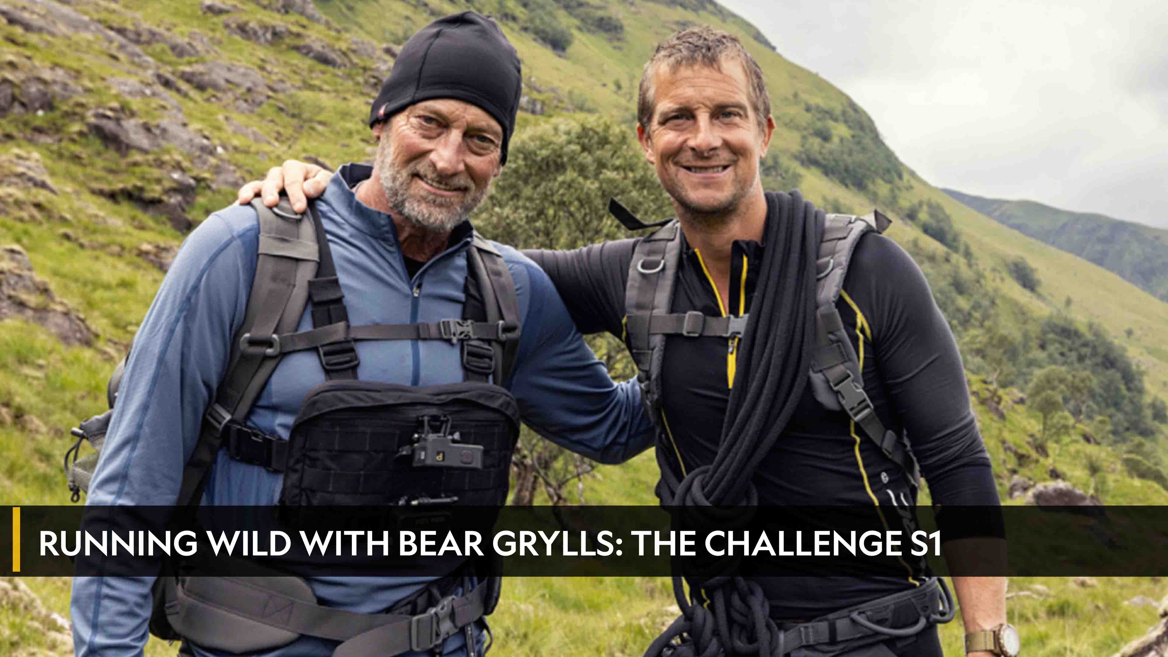 Running Wild with Bear Grylls: The Challenge 1 Season 1 Episode 1 Rob Riggle in the Great Basin Desert