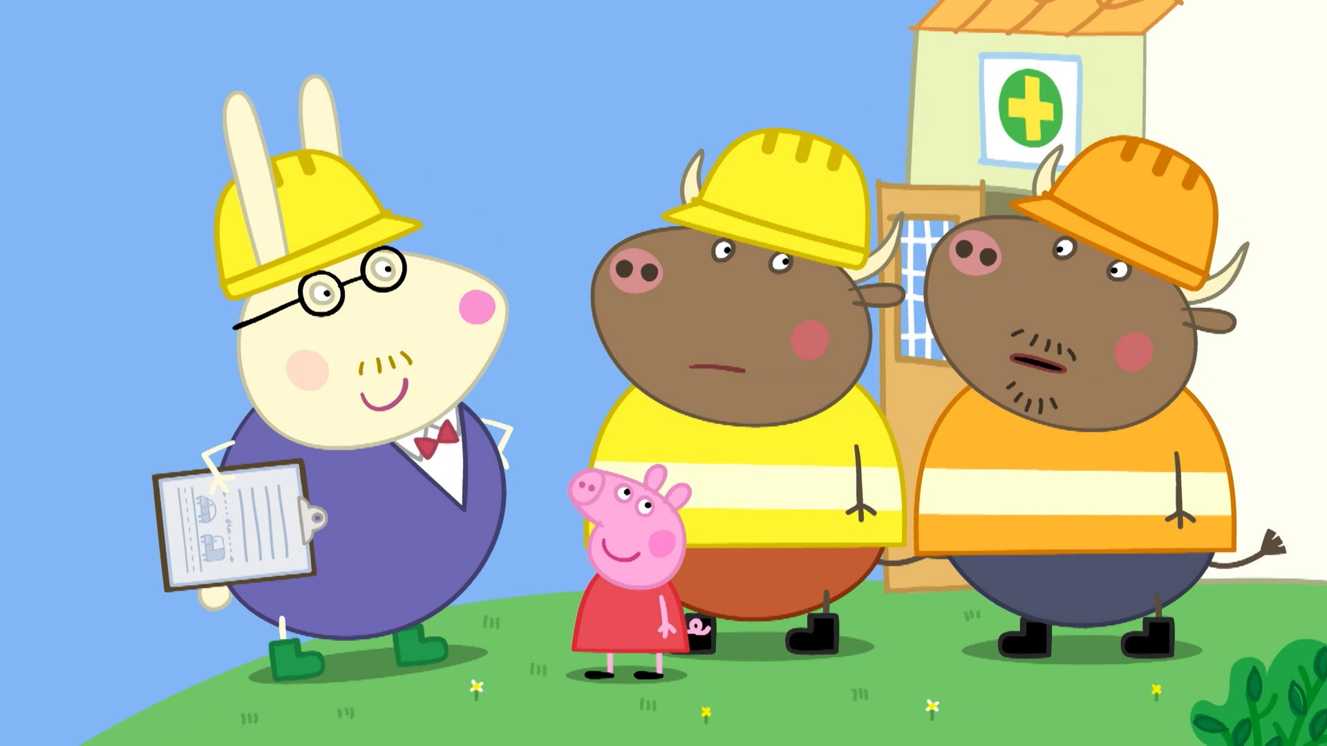 Peppa Pig Season 7 Episode 46 Mr. Bull's New Road