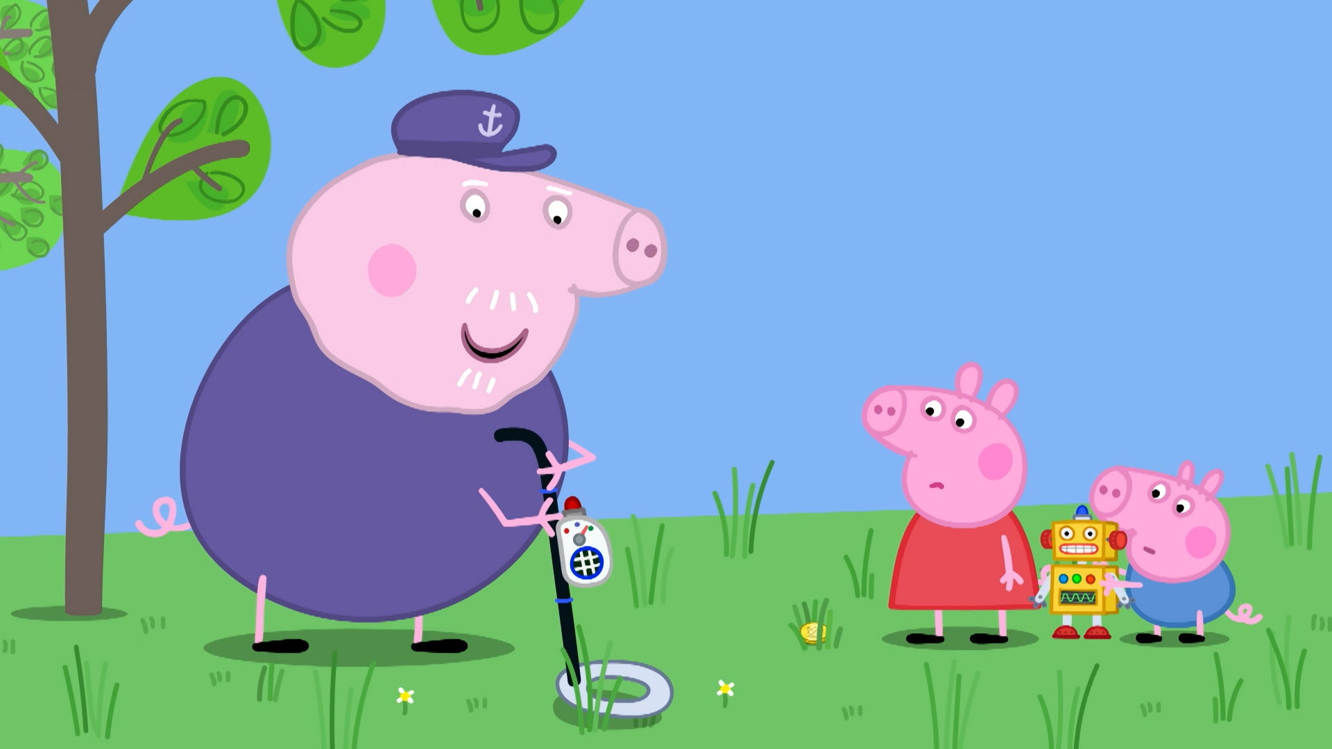Peppa Pig Season 8 Episode 12 Grandpa Pig's Metal Detector