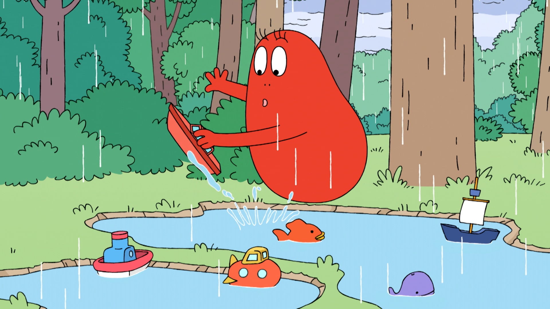 Barbapapa - One Big Happy Family! Season 2 Episode 16 Going With The Flow / The Decoder