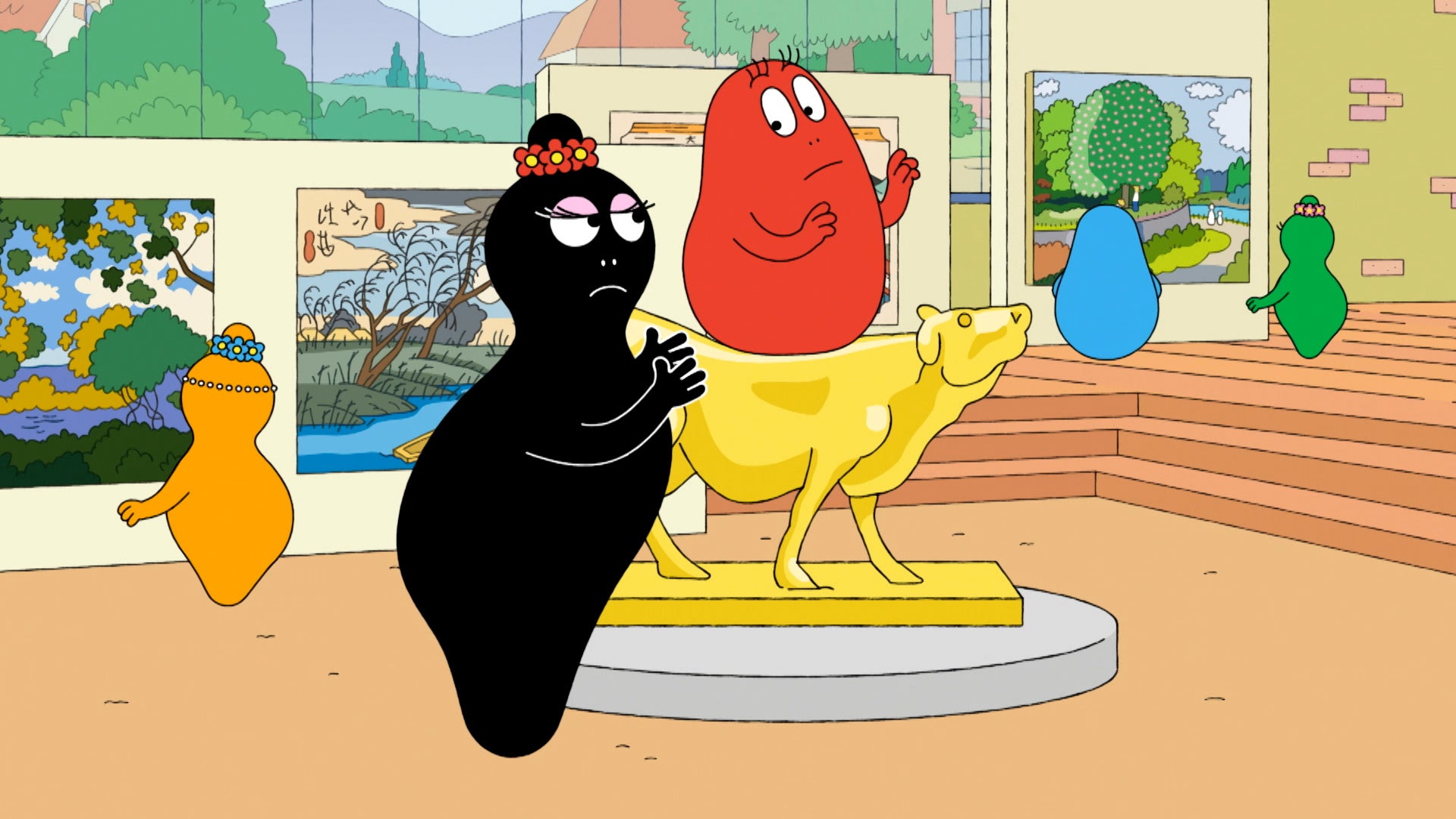 Barbapapa - One Big Happy Family! Season 2 Episode 17 Paper Landscapes / Cowgirl