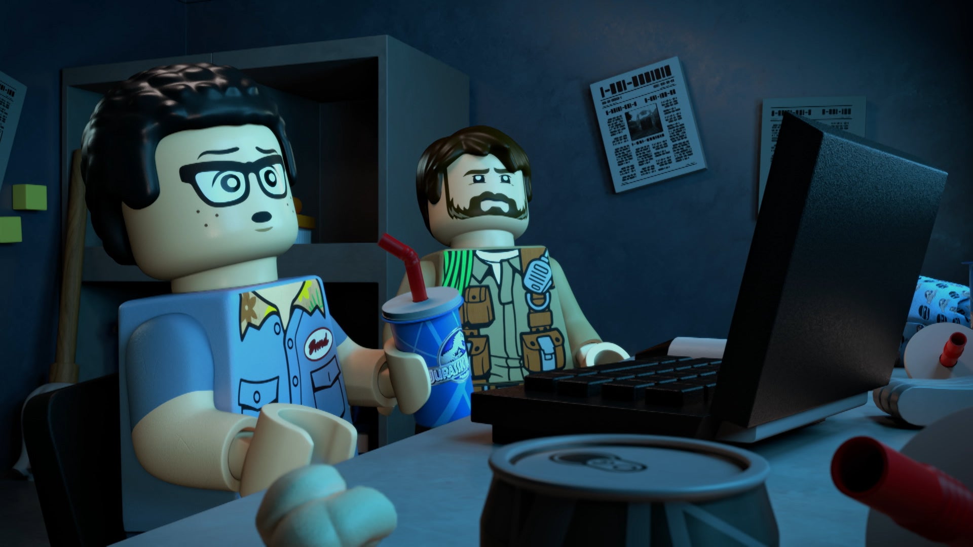 Lego: Jurassic World - The Legend Of Isla Nublar Season 1 Episode 107 Fish Story!