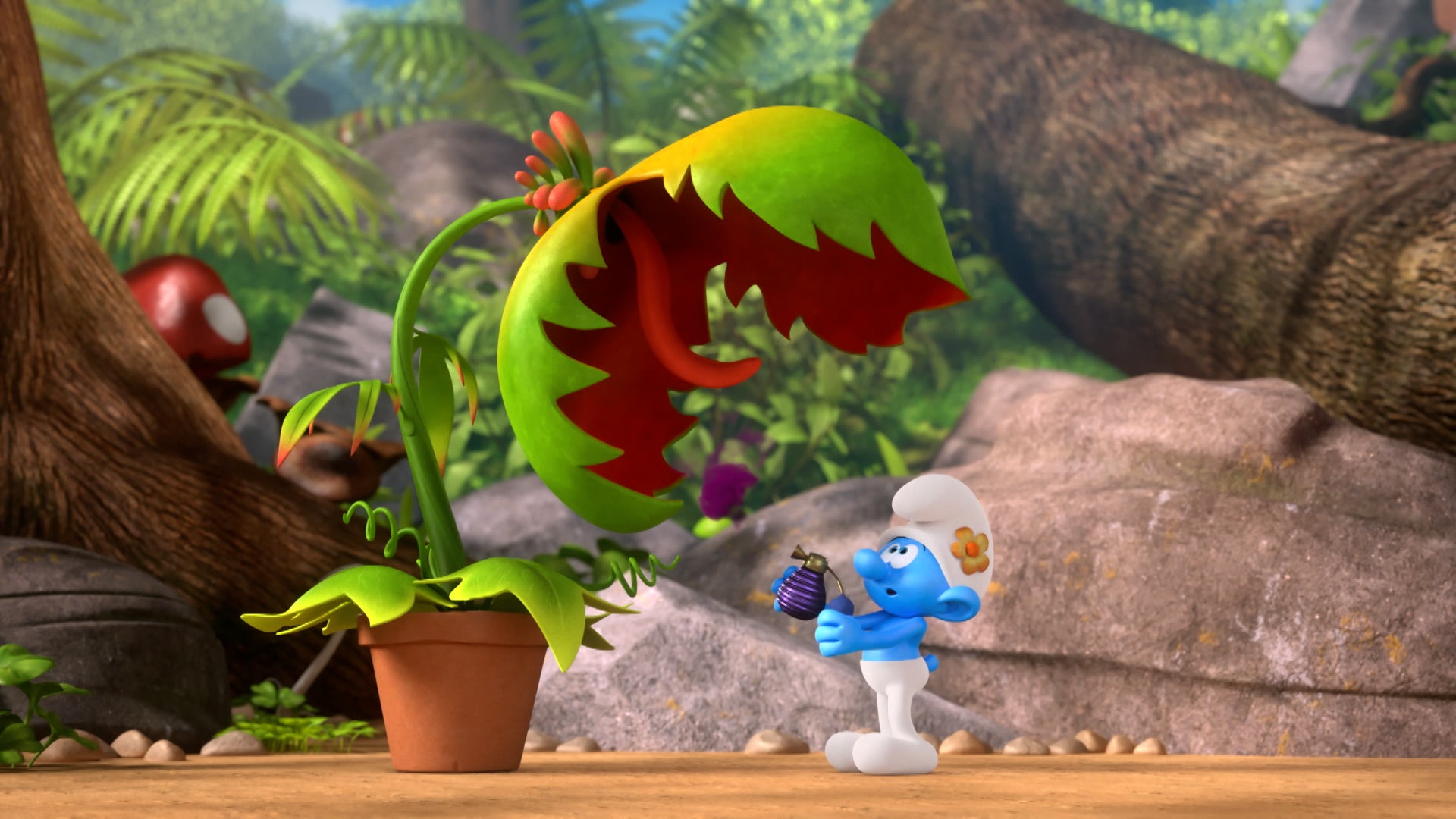 The Smurfs Season 3 Episode 4 Rowena's Plant / What a Doll