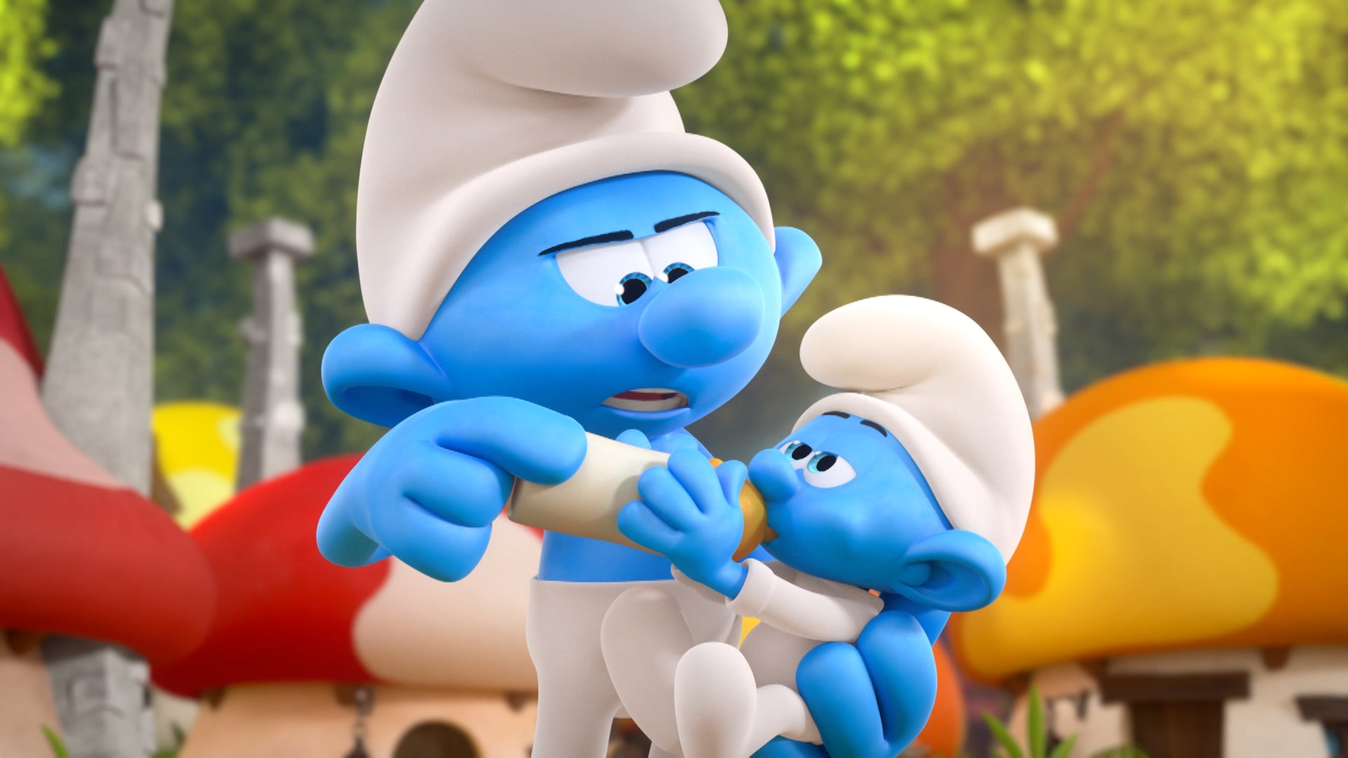 The Smurfs Season 3 Episode 11 The Battle of the Sitters / Let's Smurf To Mars