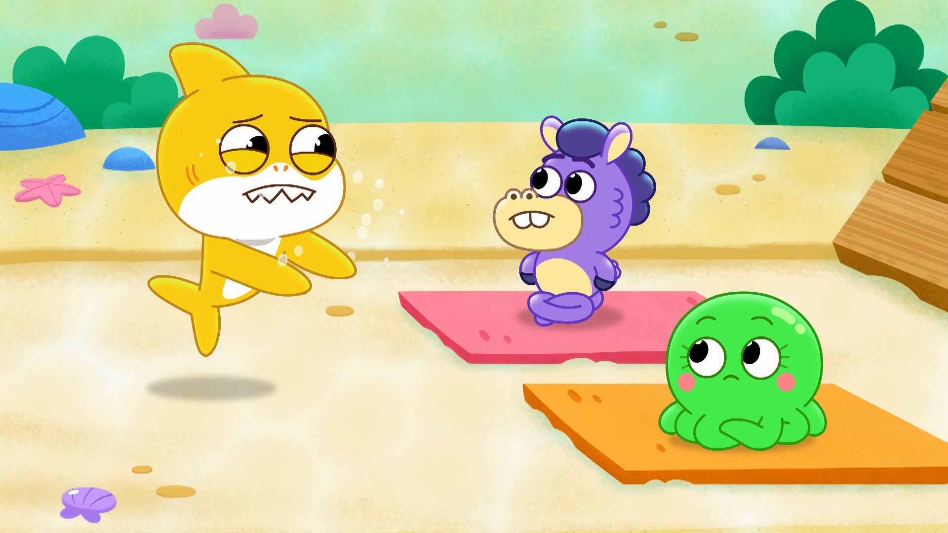 Baby Shark's Big Show! Season 3 Episode 5 Goldie's Understudies / One Little Peek