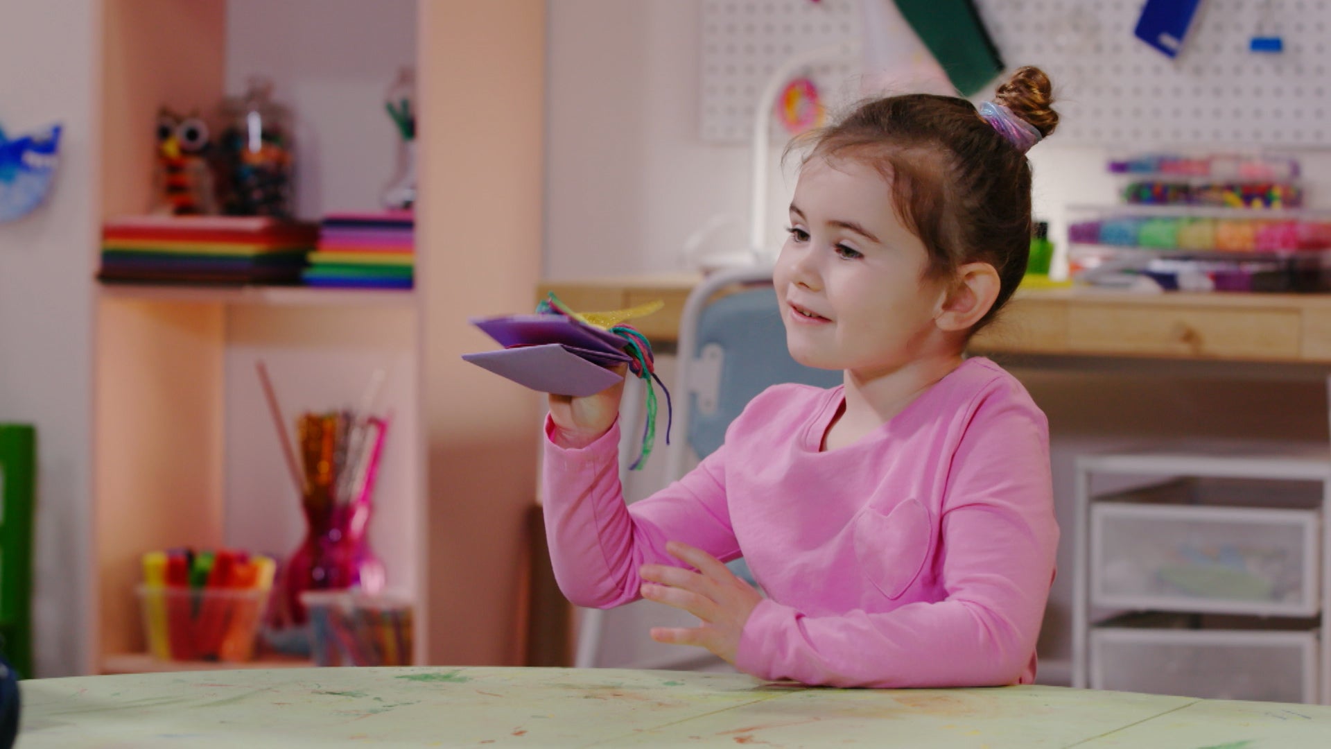 Curious Crafting Season 1 Episode 8 Unicorn Hand Puppet