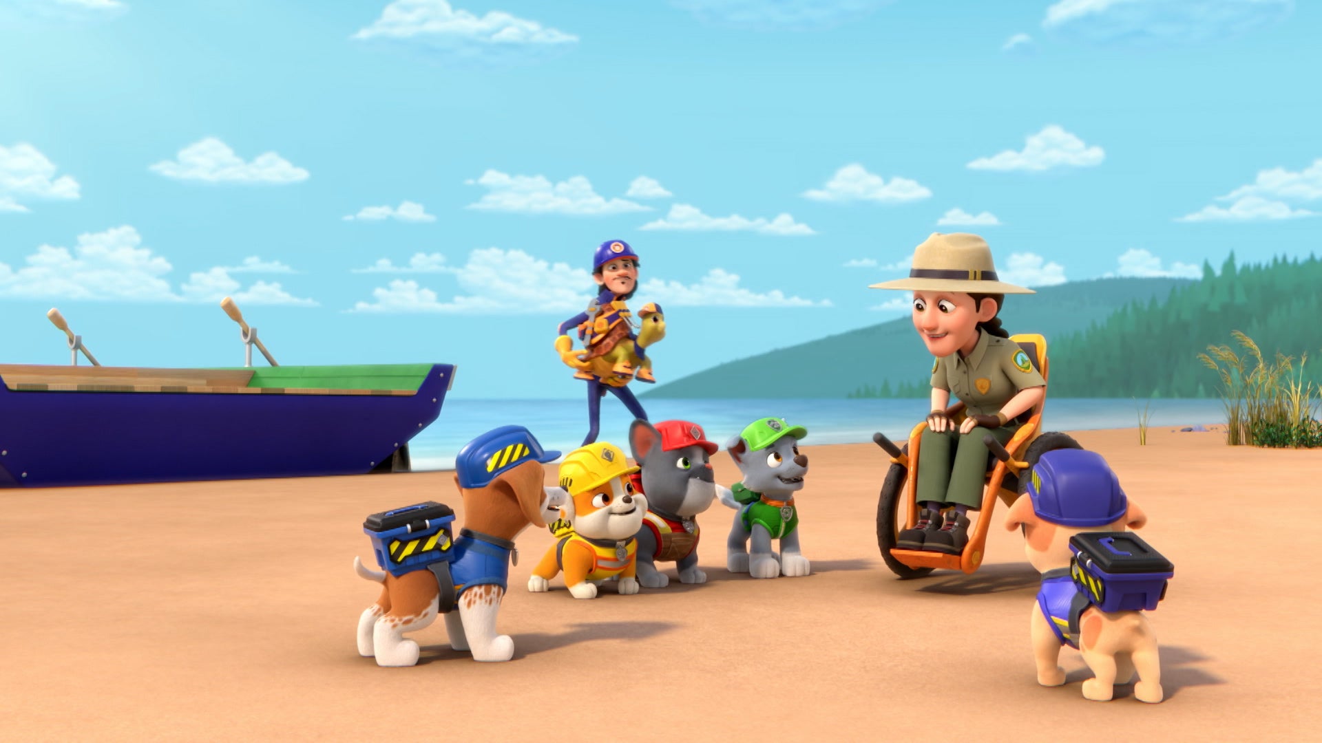 Rubble & Crew Season 2 Episode 24 The Crew And Rocky Build A Bear Island