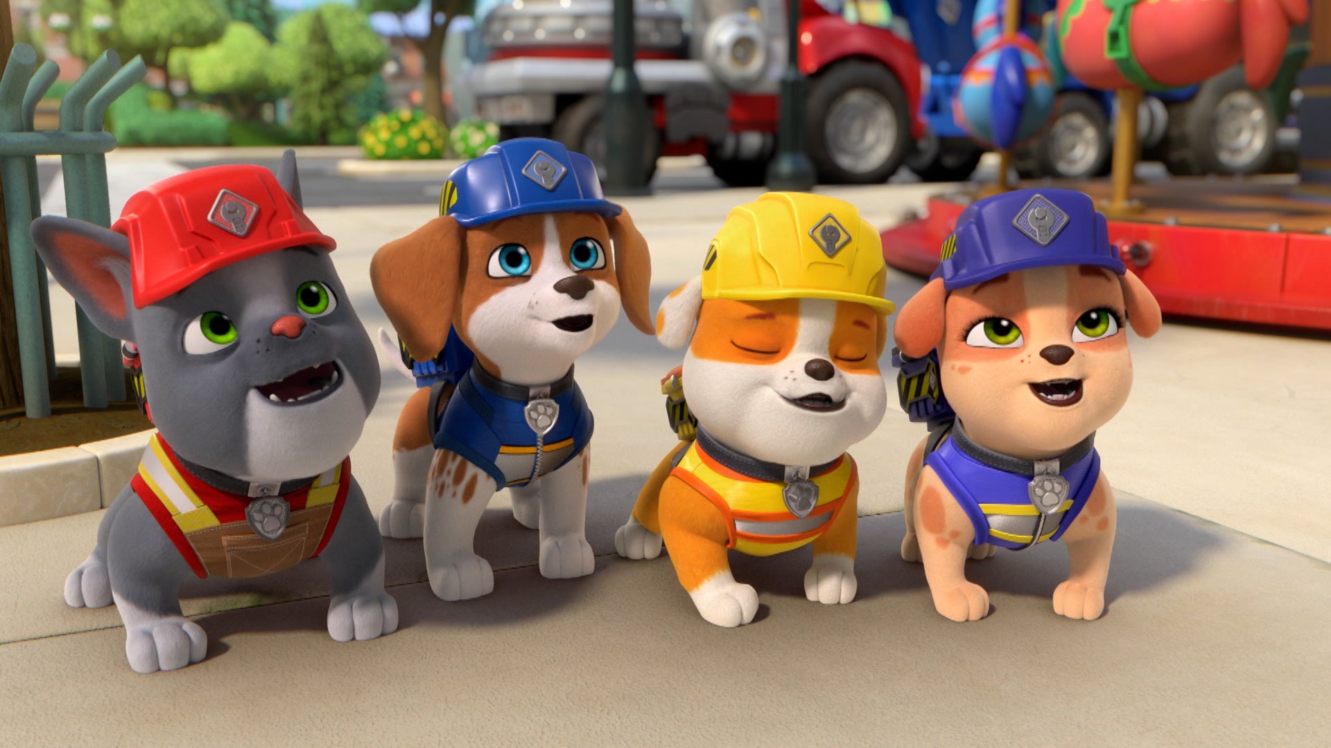 Rubble & Crew Season 2 Episode 25 The Crew Builds A Rooftop Stage / The Crew Fixes T