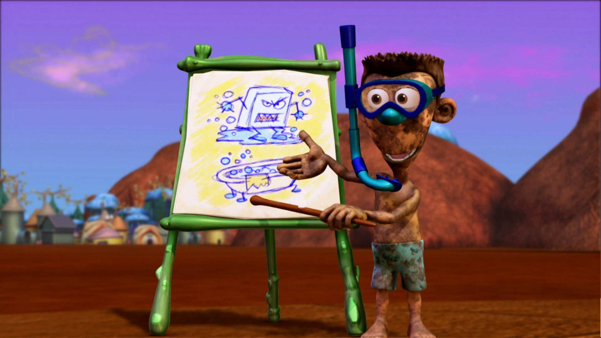 Planet Sheen Season 1 Episode 9 Washing My Sheen / Stuck in the Riddle with You