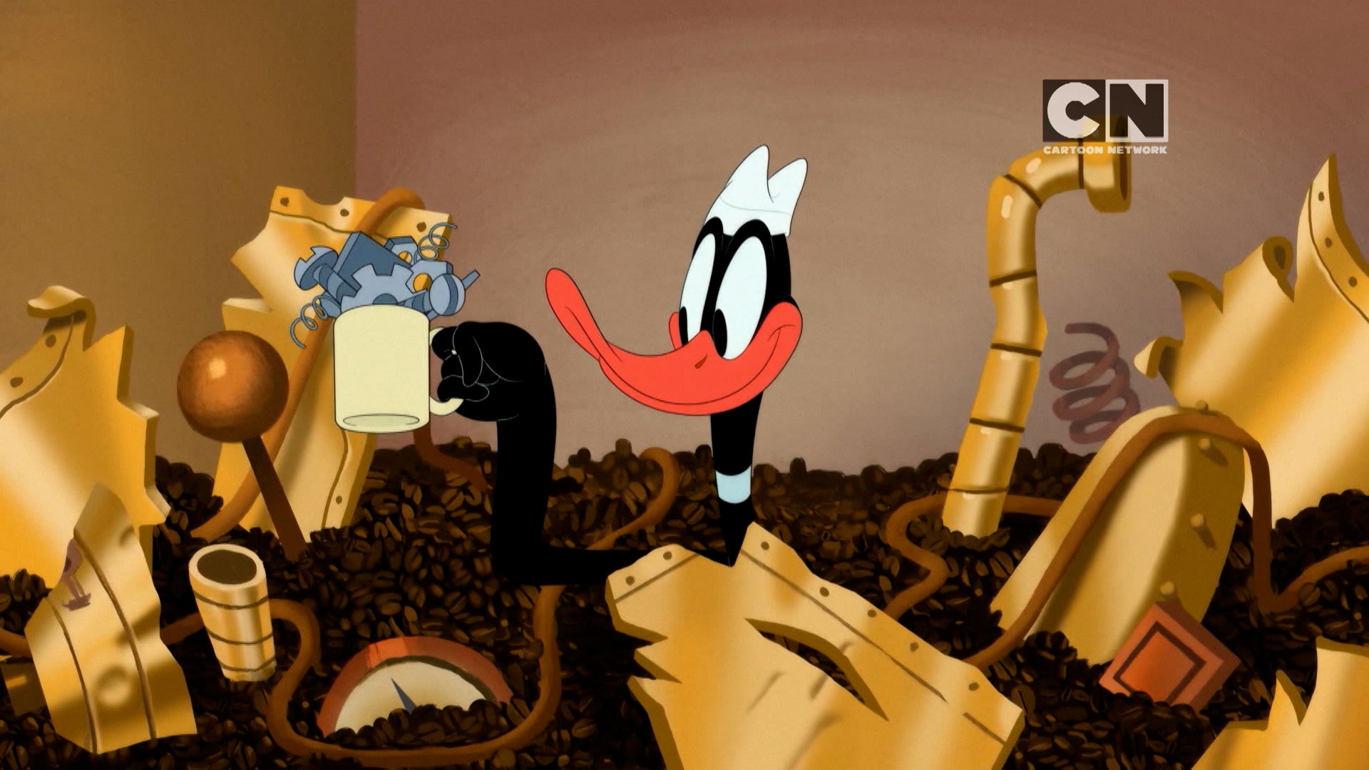 Looney Tunes Cartoons Season 1 Episode 12 Daffuccino / Hole Gag: Moving Hole / Kitty Livin'