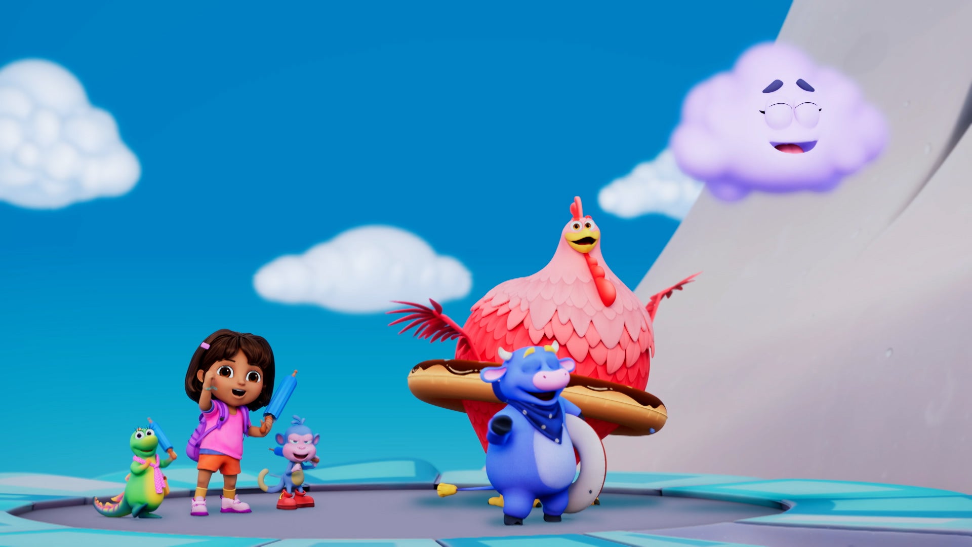 Dora Season 2 Episode 6 Partly Claudia / Ranita's Magic Stripes