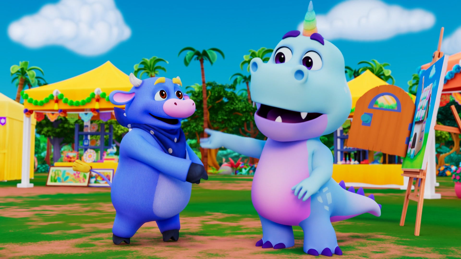 دورا الموسم 3 الحلقة 2 يونيكورناسوروس / ذا غرامبل غايمز