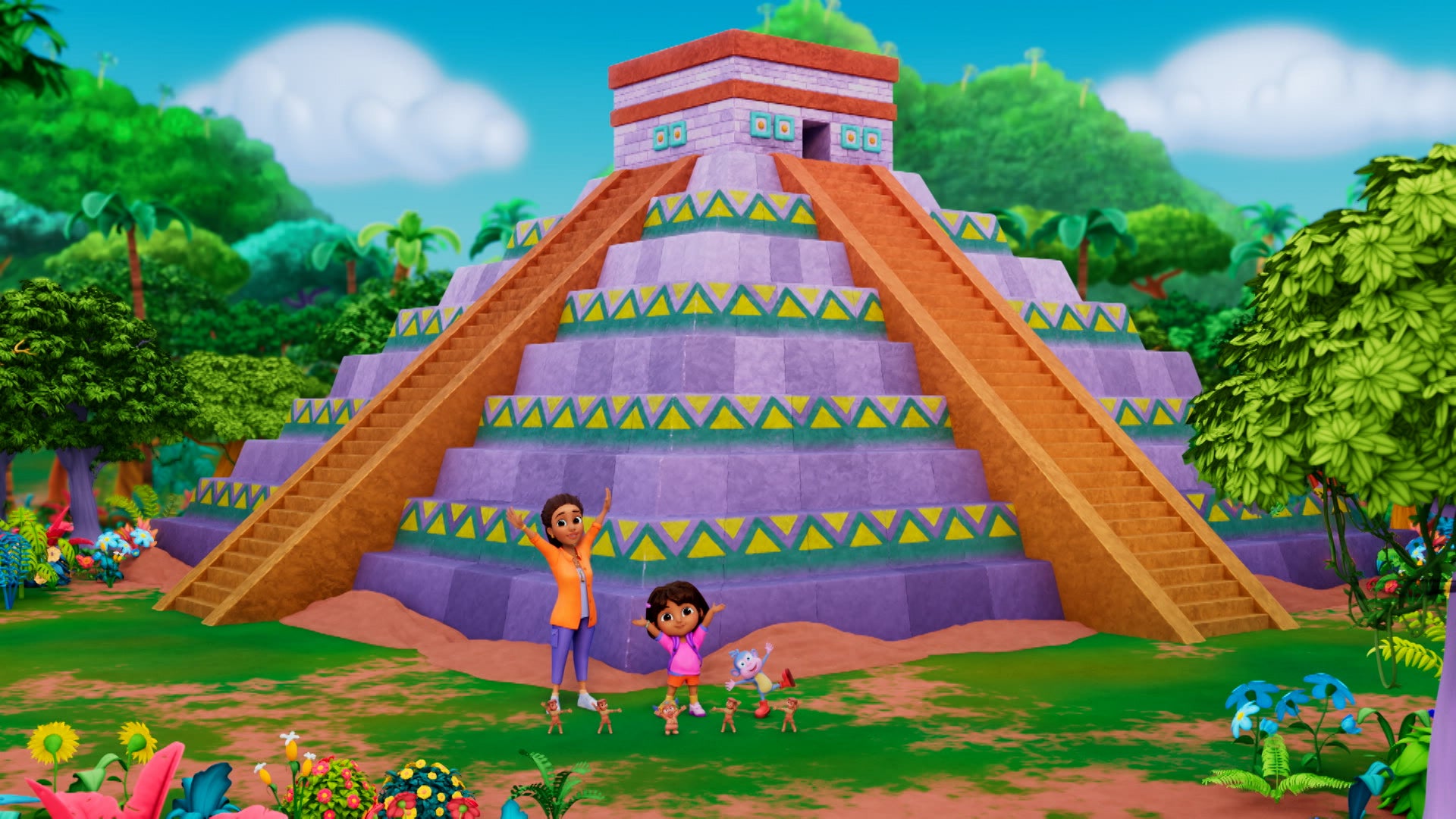 DORA Season 4 Episode 7 The Secret Pyramid / Abuela Adventure Day