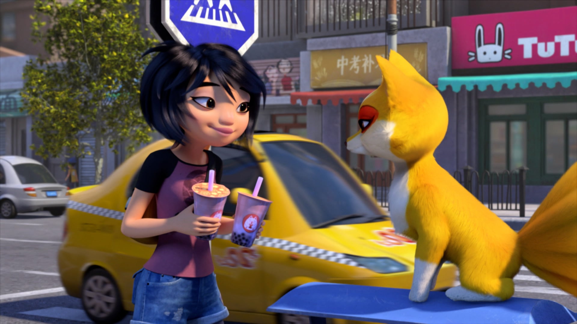 Abominable and the Invisible City Season 1 Episode 13 Tales From the Fox's Tails