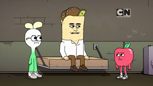 Apple & Onion Season 1 Episode 32 Falafel's In Jail