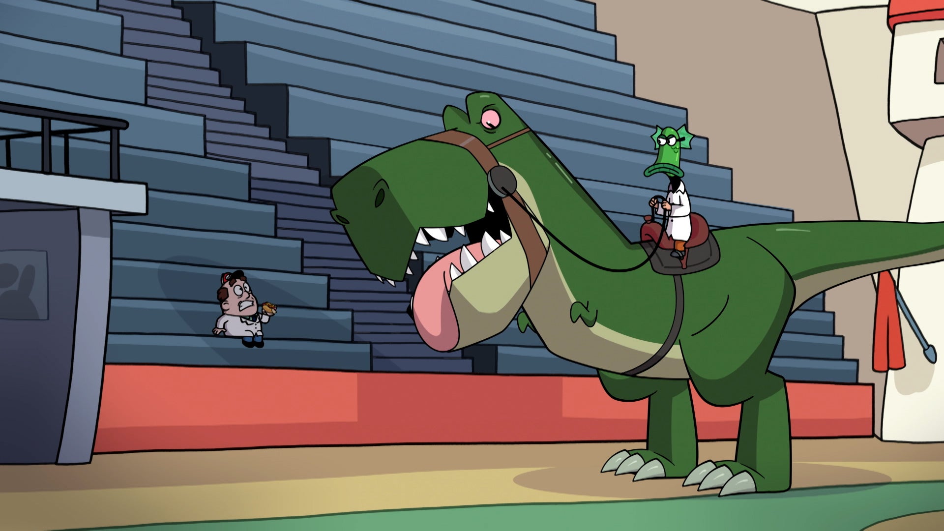 سوبر دوبر باني ليغ الموسم 1 الحلقة 1 ليزارد ليبس! / سبايس بايرتس!