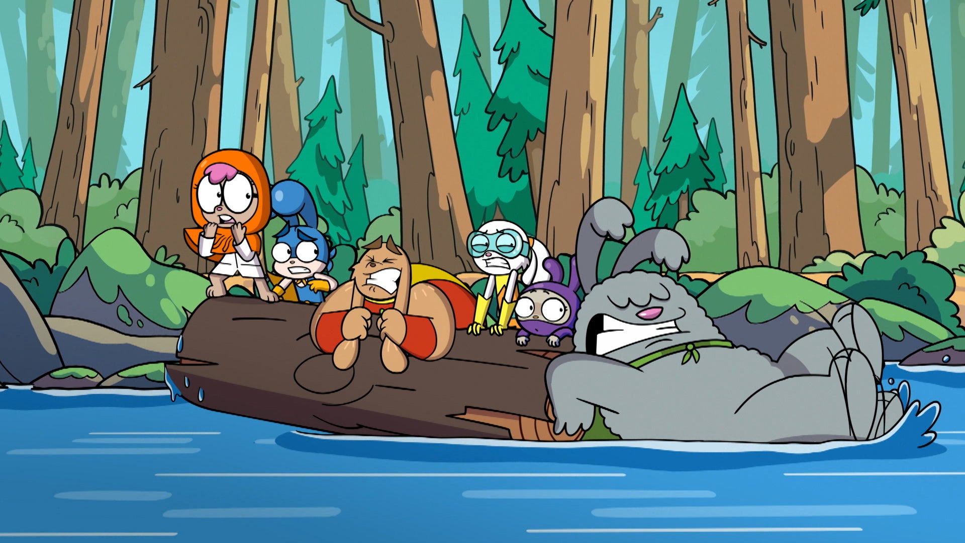 Super Duper Bunny League Season 1 Episode 2 Auntie Freeze! / Goin' Camping!