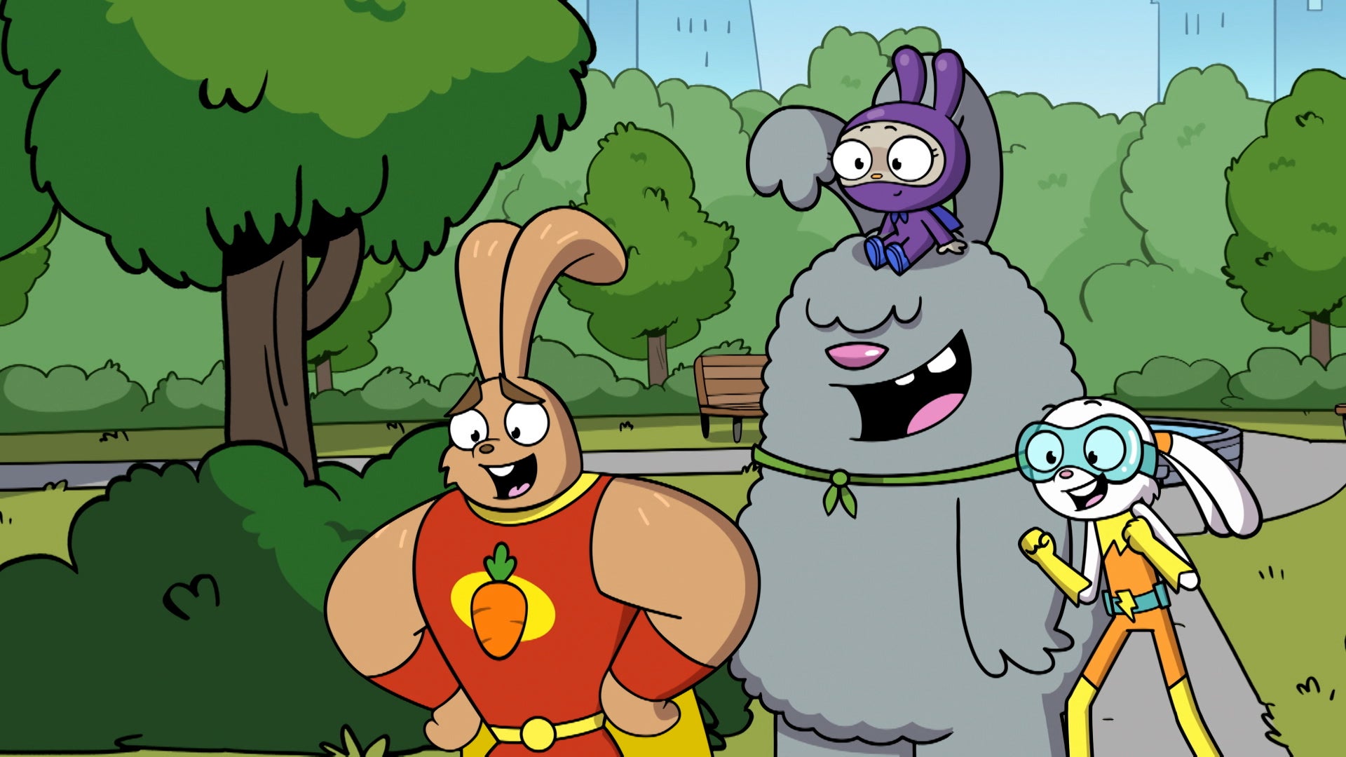 Super Duper Bunny League Season 1 Episode 3 Awesome Guy! / Cheese Zombies!