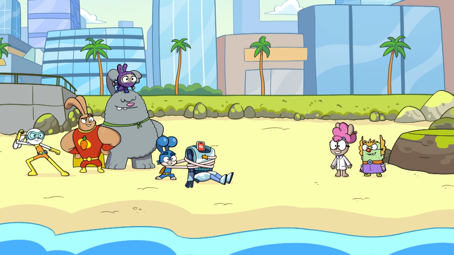 Super Duper Bunny League Season 1 Episode 9 Fuzzbot! / Top Secret Notebook!