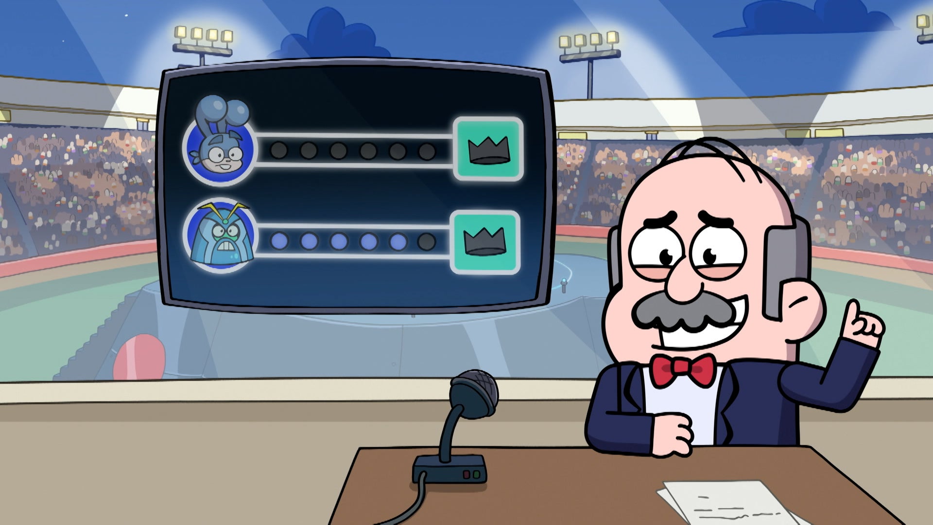 سوبر دوبر باني ليغ الموسم 2 الحلقة 4 أونتي أركتيكا! / سبيس بينغ بونغ!