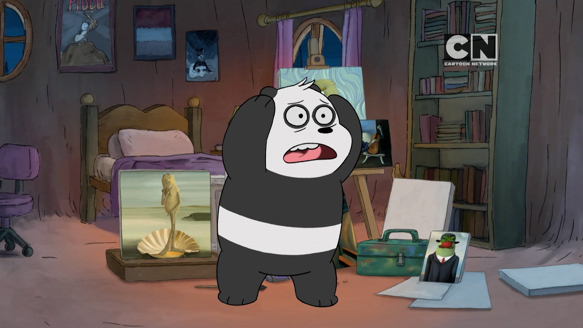 We Bare Bears Season 3 Episode 23 Panda's Art