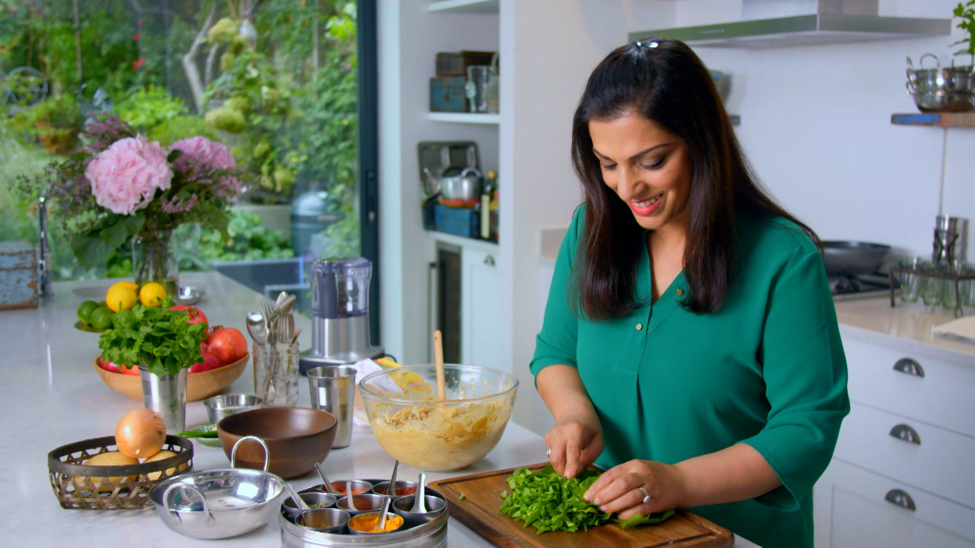 Parveen's Indian Kitchen Season 1 Episode 3 Potato And Cauliflower Parathas