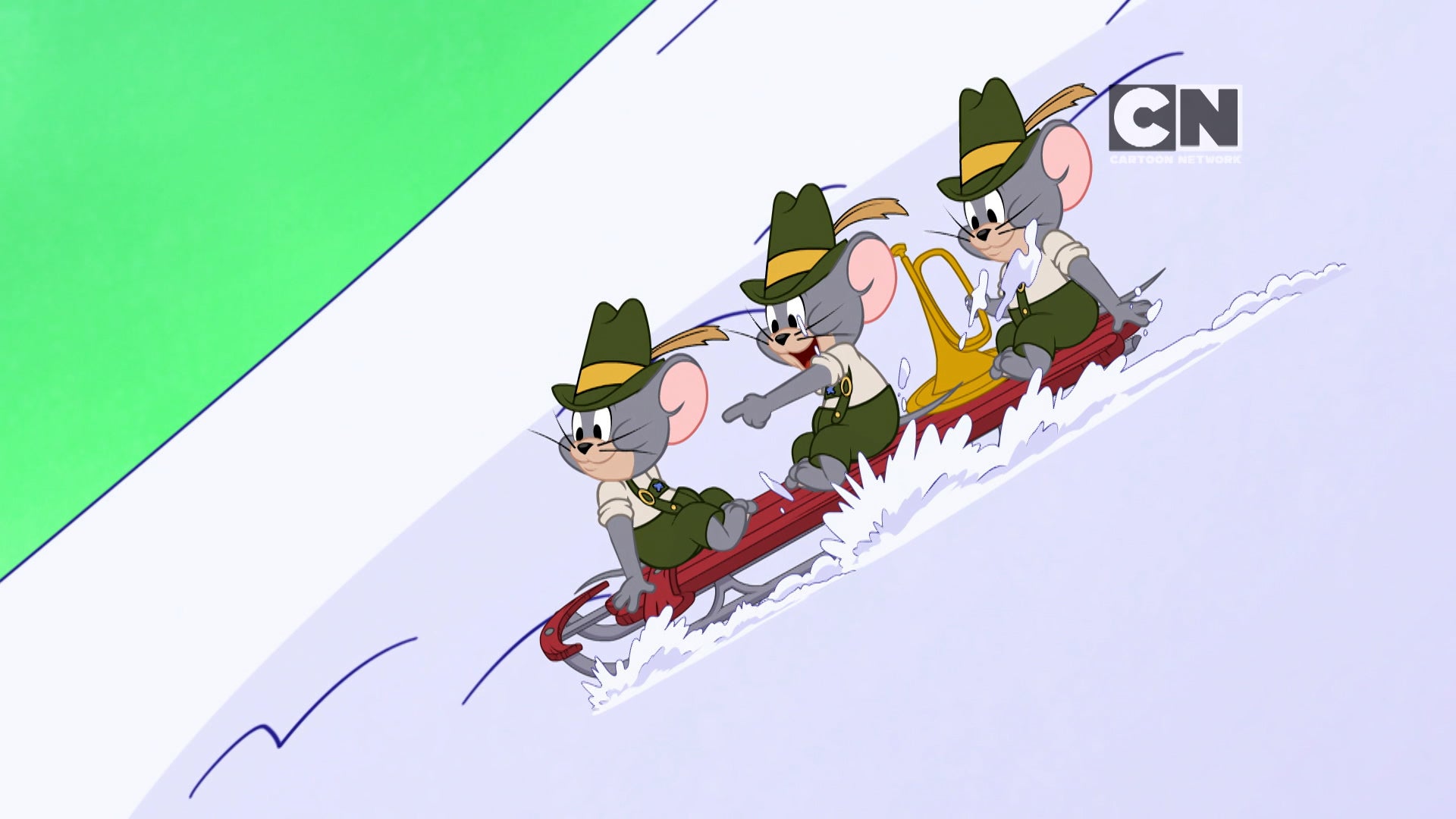 The Tom and Jerry Show Season 4 Episode 217 Yeti, Set, Go