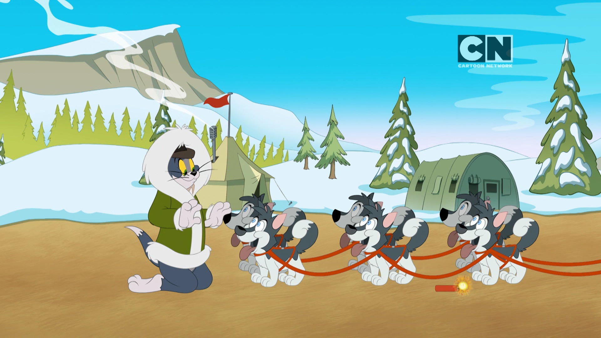 The Tom and Jerry Show Season 4 Episode 255 Who Sled the Dogs Out?