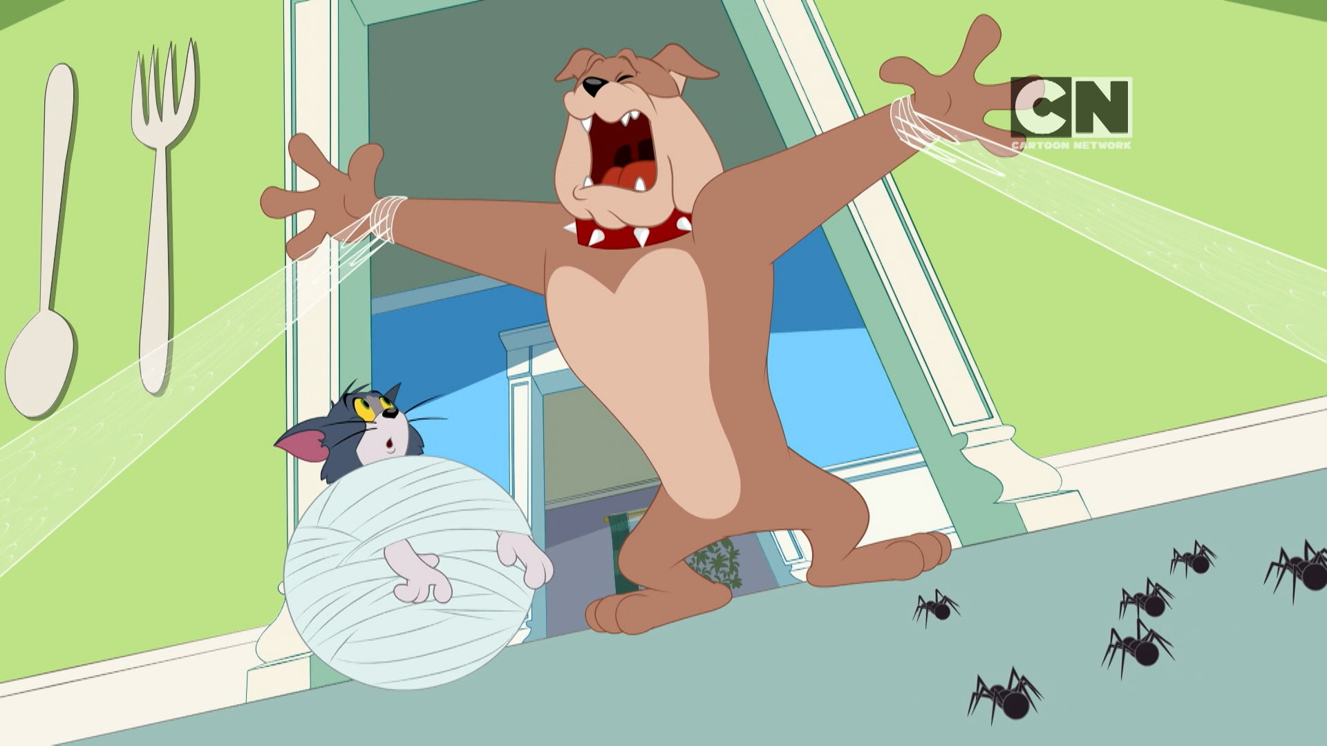 The Tom and Jerry Show Season 5 Episode 288 Eight Legs No Waiting