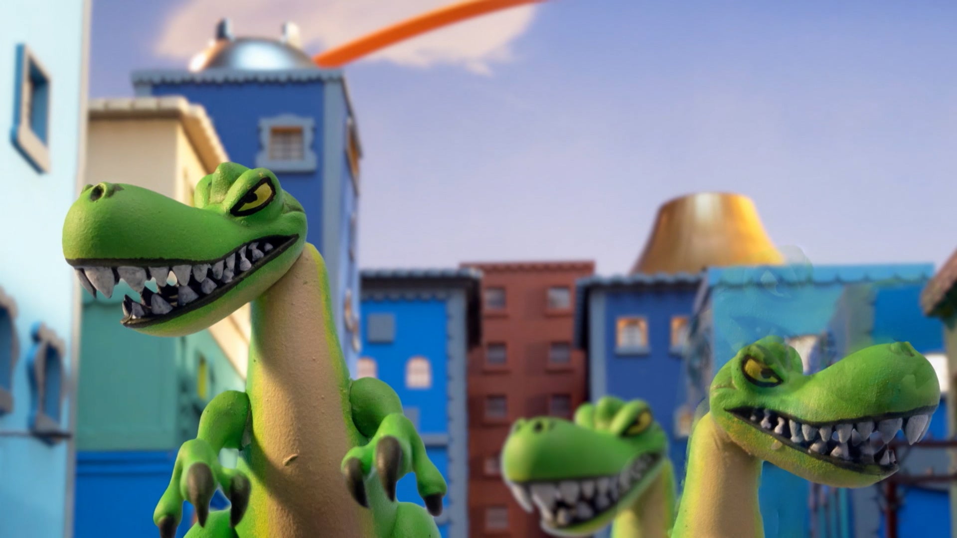 Team Hot Wheels Season 3 Episode 3 Raptors Crash Pizza Party