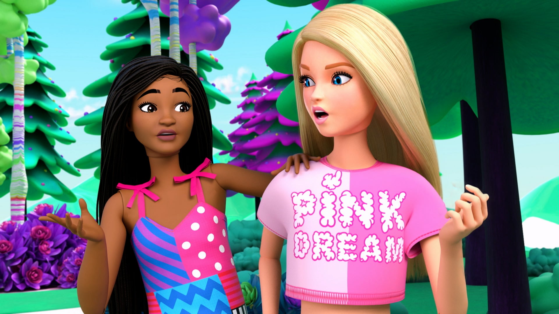 Barbie Dream Squad, Troop Rainbow Season 1 Episode 3 Painting Picnic Mystery!