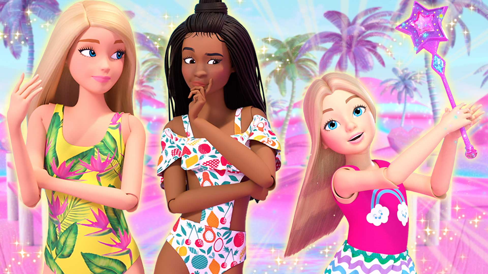 Barbie Dream Vacation, Ultimate Dream Vacation Season 1 Episode 1 Barbie Sails the Dream Boat to a Glitter Island!