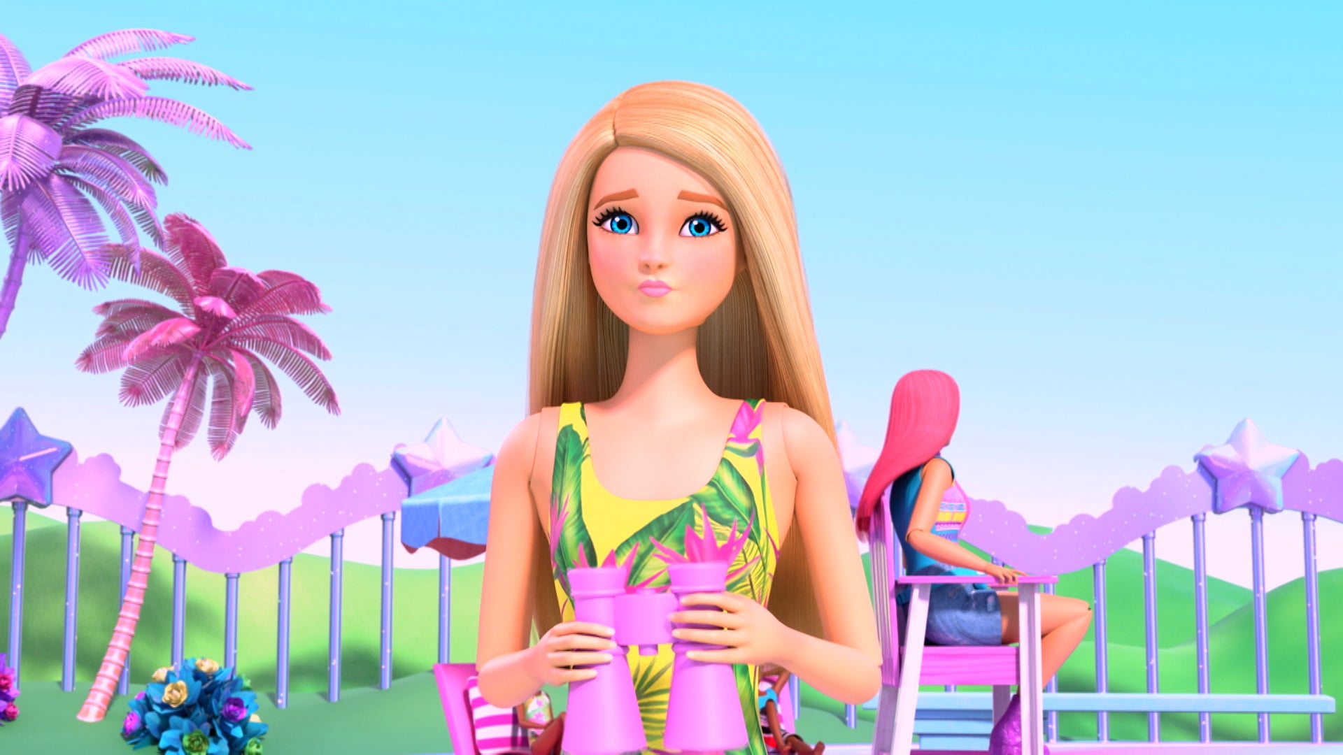 Barbie Summer Adventure Season 1 Episode 2 Barbie & Stacie's Waterpark & Earring Adventures!